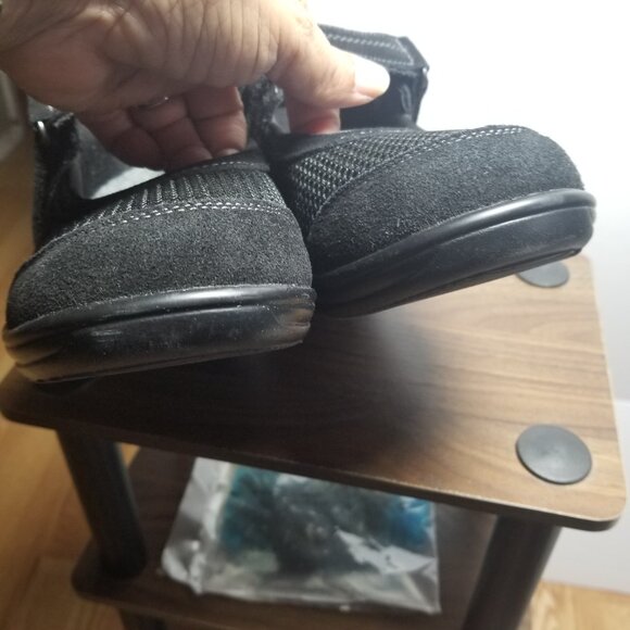 Orthofeet Women's Springfield Stretchable Black Mary Janes Shoes Sz 8.5 Wide - Picture 3 of 9